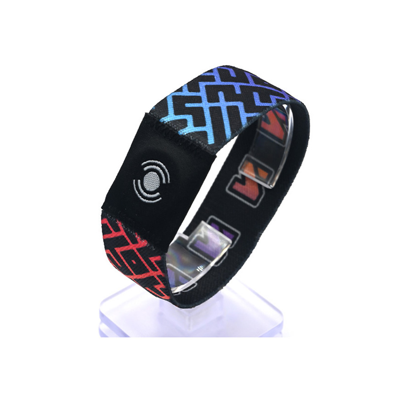 RFID松緊腕帶入場身份識別松緊手環智能腕帶